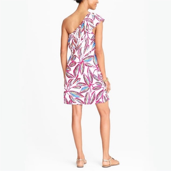 J Crew Floral One Shoulder Sleeveless Dress - Picture 4 of 7